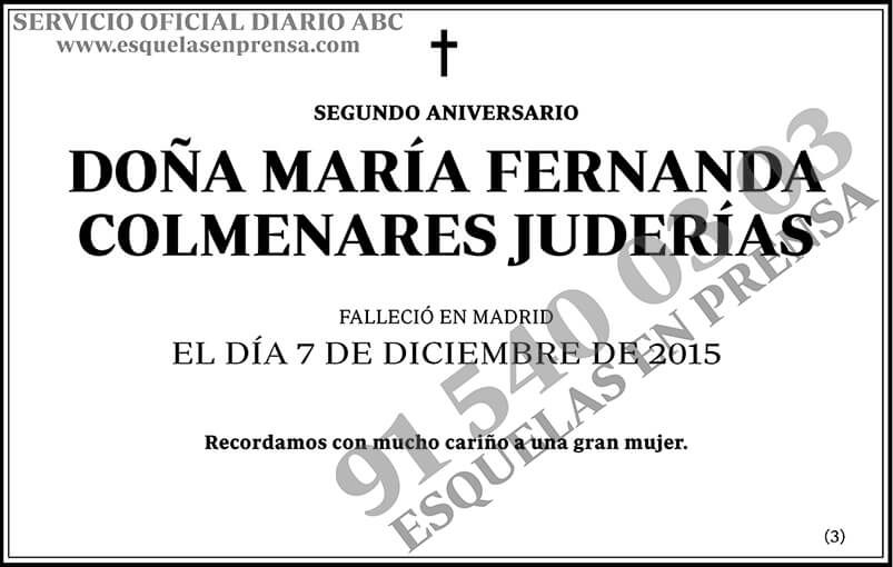 María Fernanda Colmenares Juderías